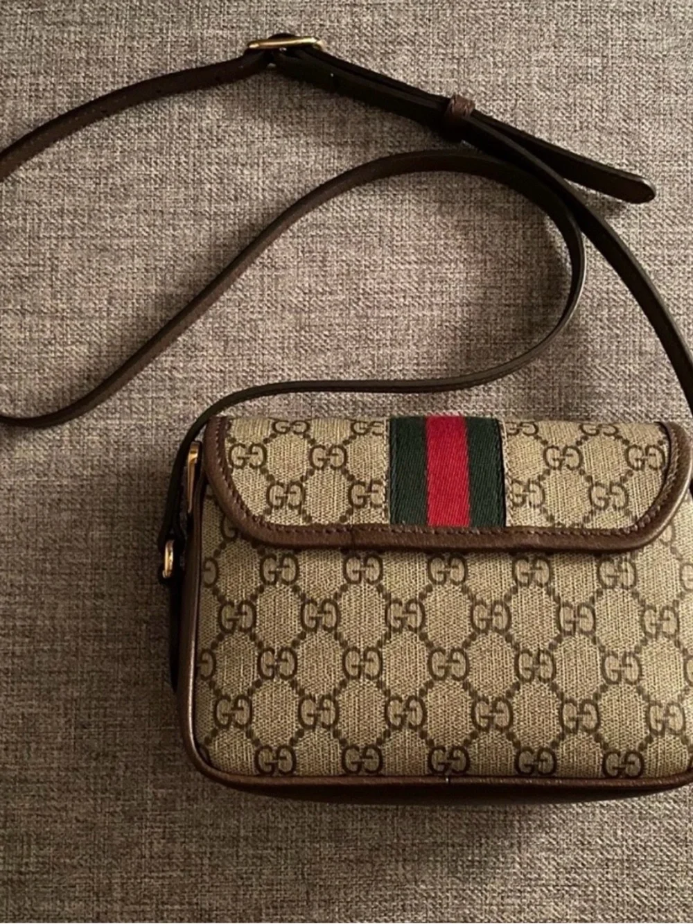 AUTHENTIC GUCCI OPHIDIA MINI SHOULDER BAG - Picture 3 of 12